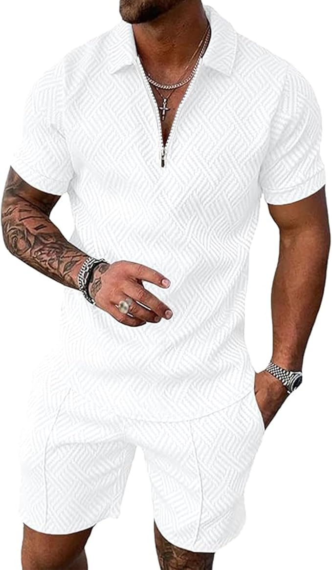 Beotyshow 2 Piece Men's Fashion Tracksuit