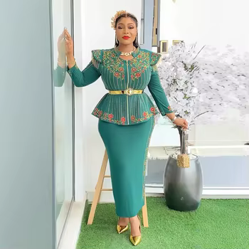 African Clothes for Women Tops And Skirts Suits